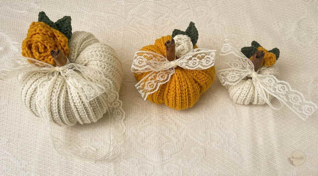 Free Ribbed Crochet Pumpkin Pattern | Classic Textured Fall Décor