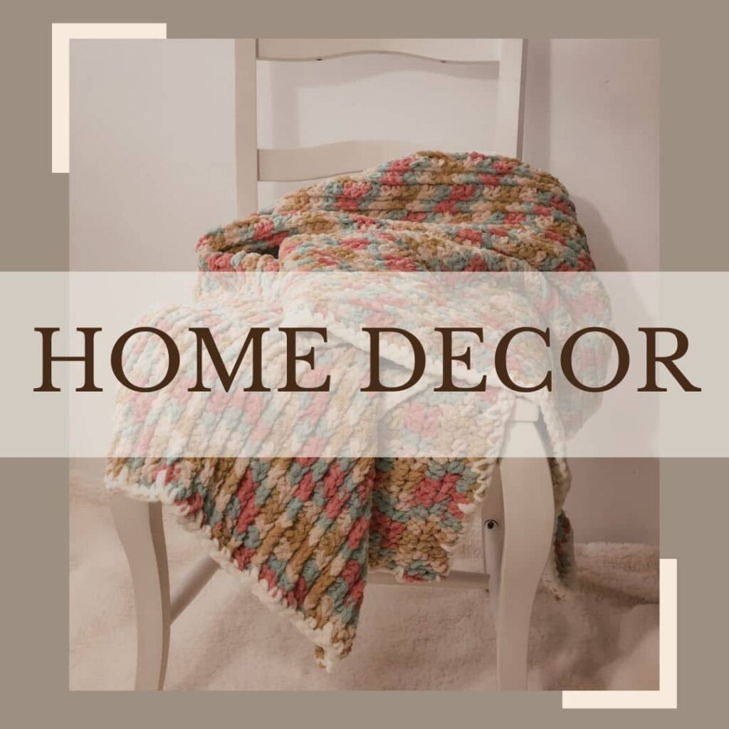 Crochet home decor patterns category