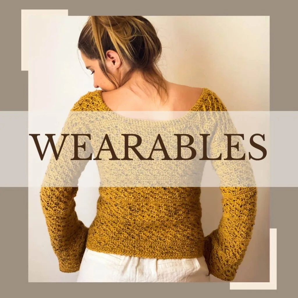 Crochet wearable patterns category