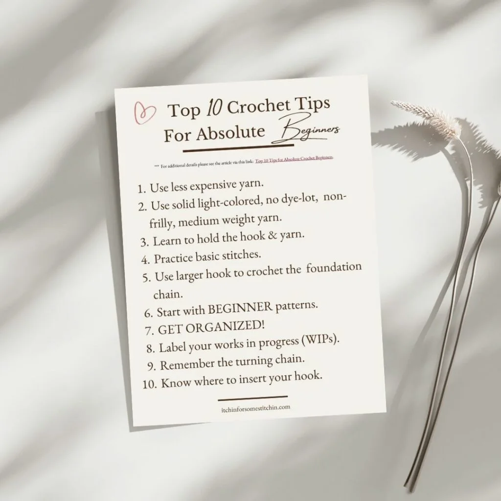 Top 10 crochet tips for absolute beginners
