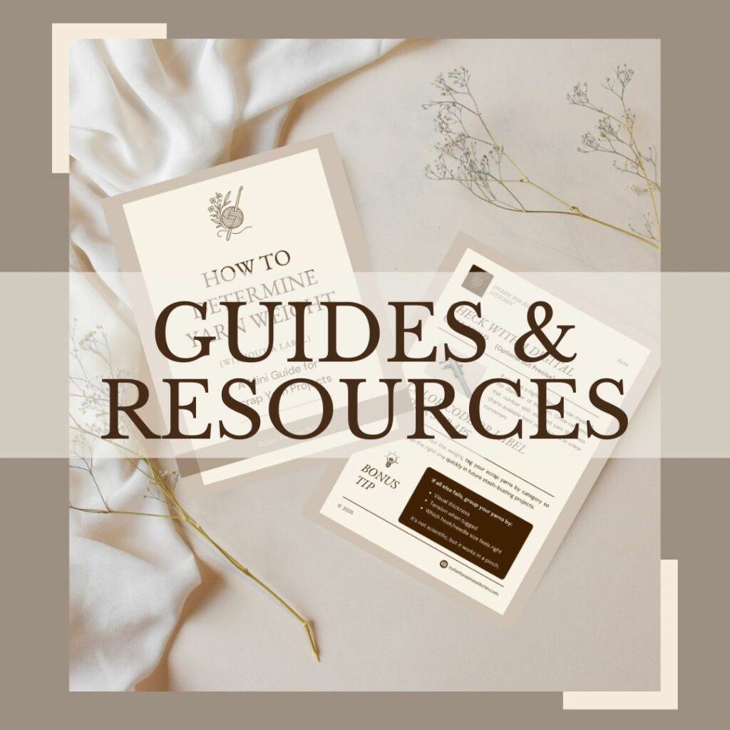 Crochet guides and learning resources