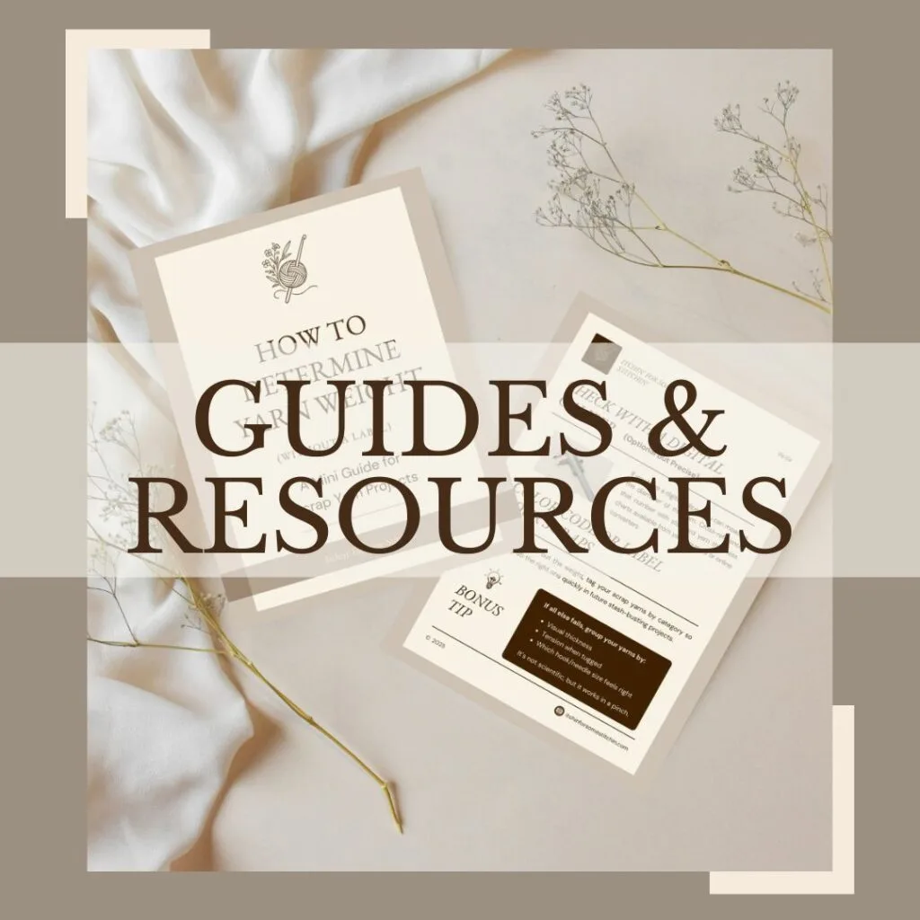 Crochet guides and learning resources