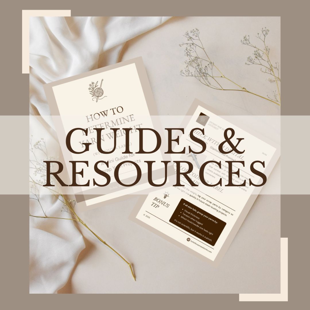 Beginner Crochet Guides & Resources (Free Printables & Charts)